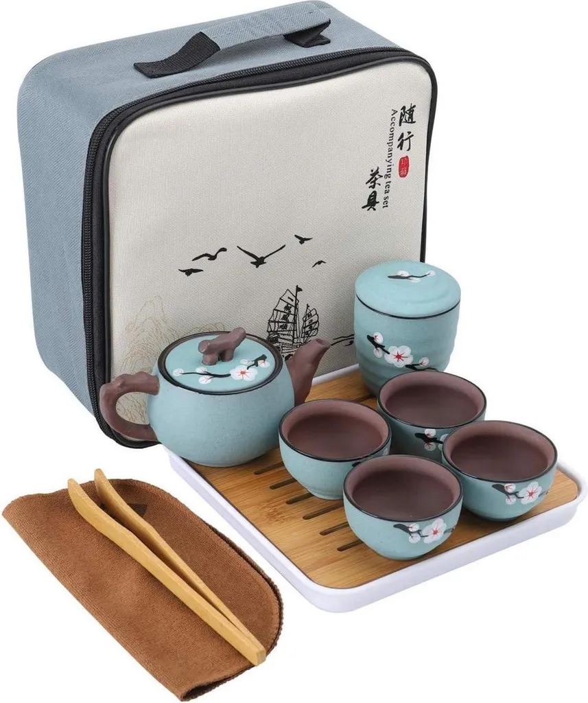 Set da Tè Fanquare Zisha Giapponese Ciliegio - Servizio Kung Fu