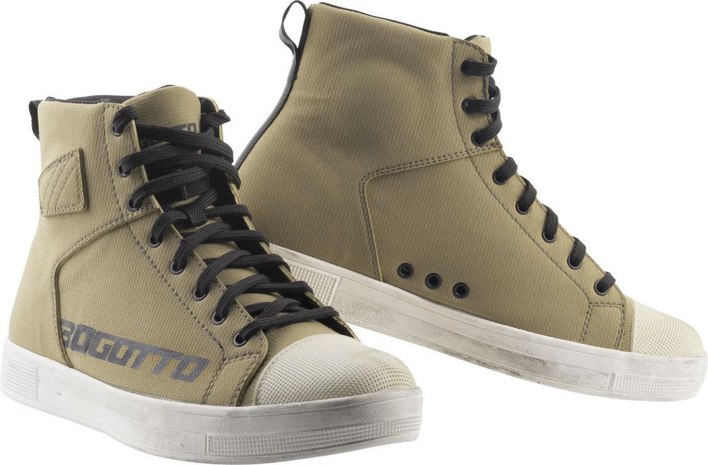 Bogotto Iniego Motorrad Schuhe, beige, 40