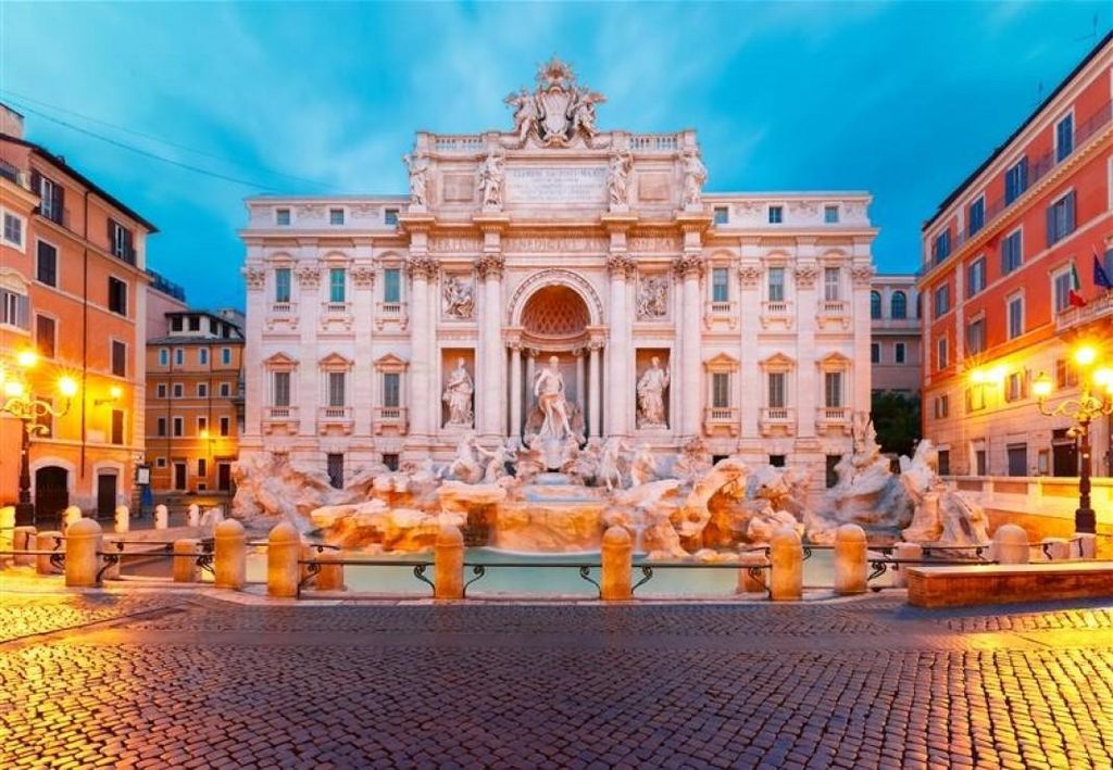 Bluebird Puzzle Puzzle Trevi Fountain Rom Italien 1000 Teile