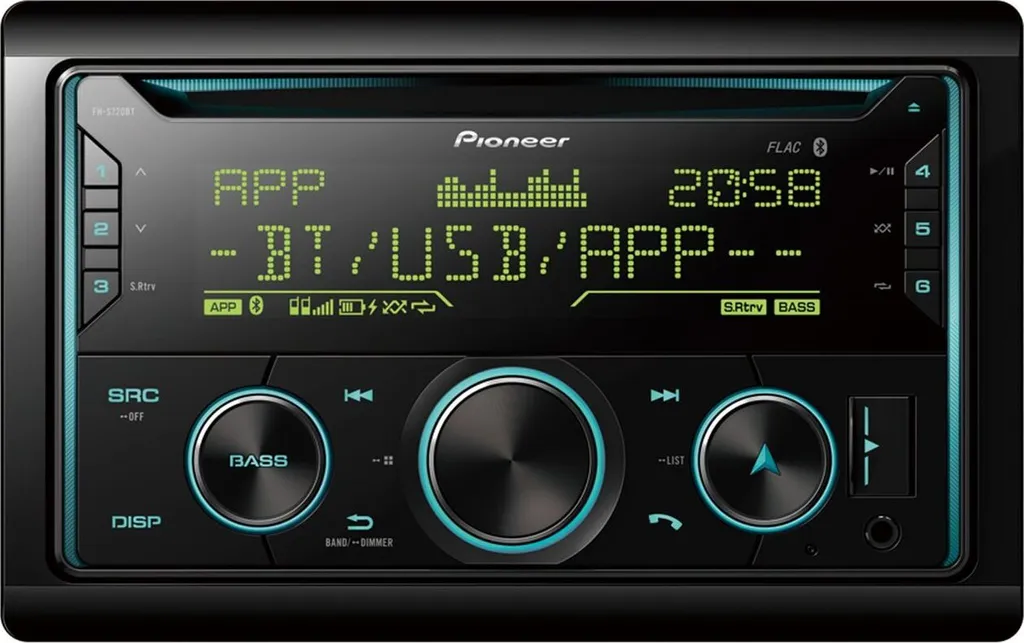 Pioneer FH-S720BT Autoradio 2 DIN avec Lecteur CD Bluetooth et USB