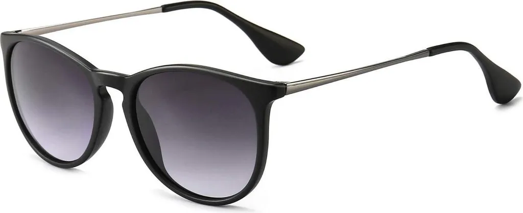 Occhiali Da Sole Rotondi Retrò Unisex LOJUDI - Lenti Polarizzate UV400 In Metallo - Vintage