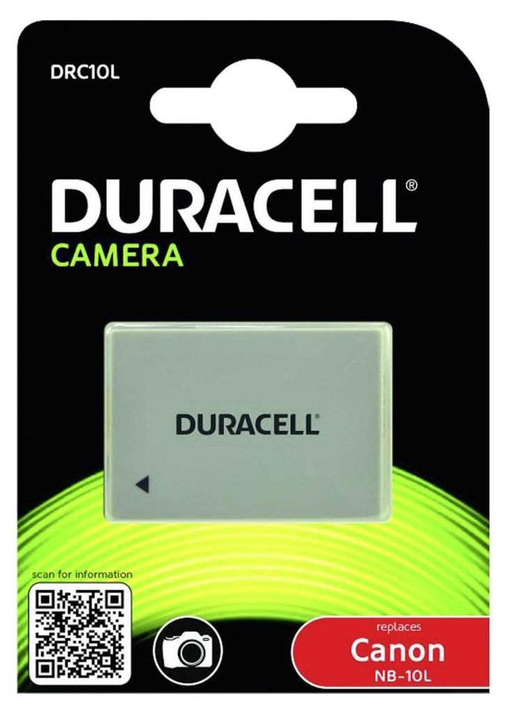 Duracell DRC10L - Batteria - Li-Ion - 820 mAh - per Canon Immagine del prodotto 