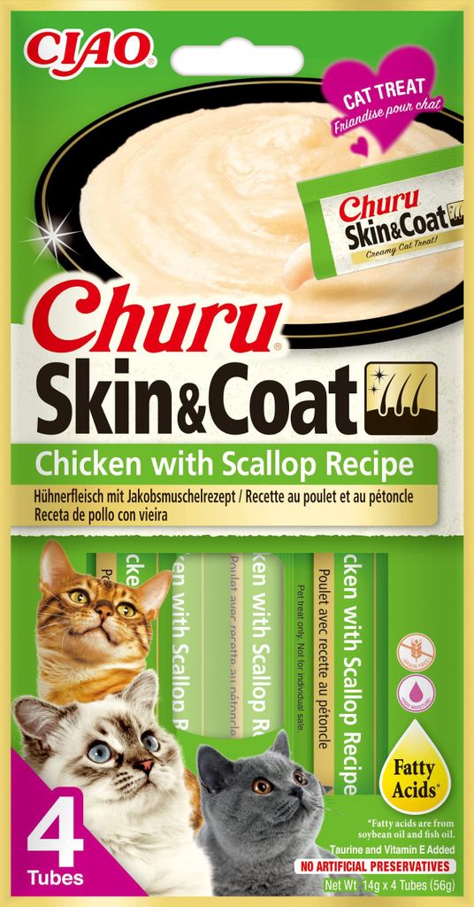Churu Cat, alimento húmedo para gatos, sabor a pollo con Imagen del producto 