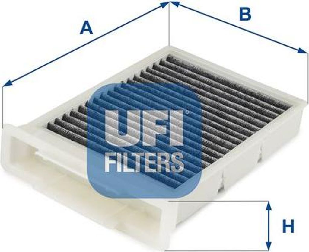 UFI 54.265.00 Innenraumluftfilter OE 88508YZZ01 kompatibel mit C1, Aygo