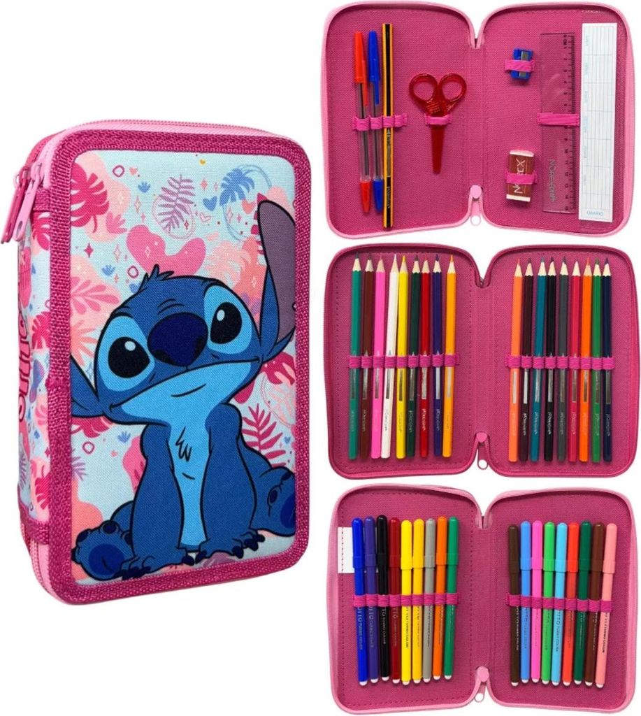 Disney Lilo und Stitch Wave Federmappe gefüllt 3-stöckig Produktbild 