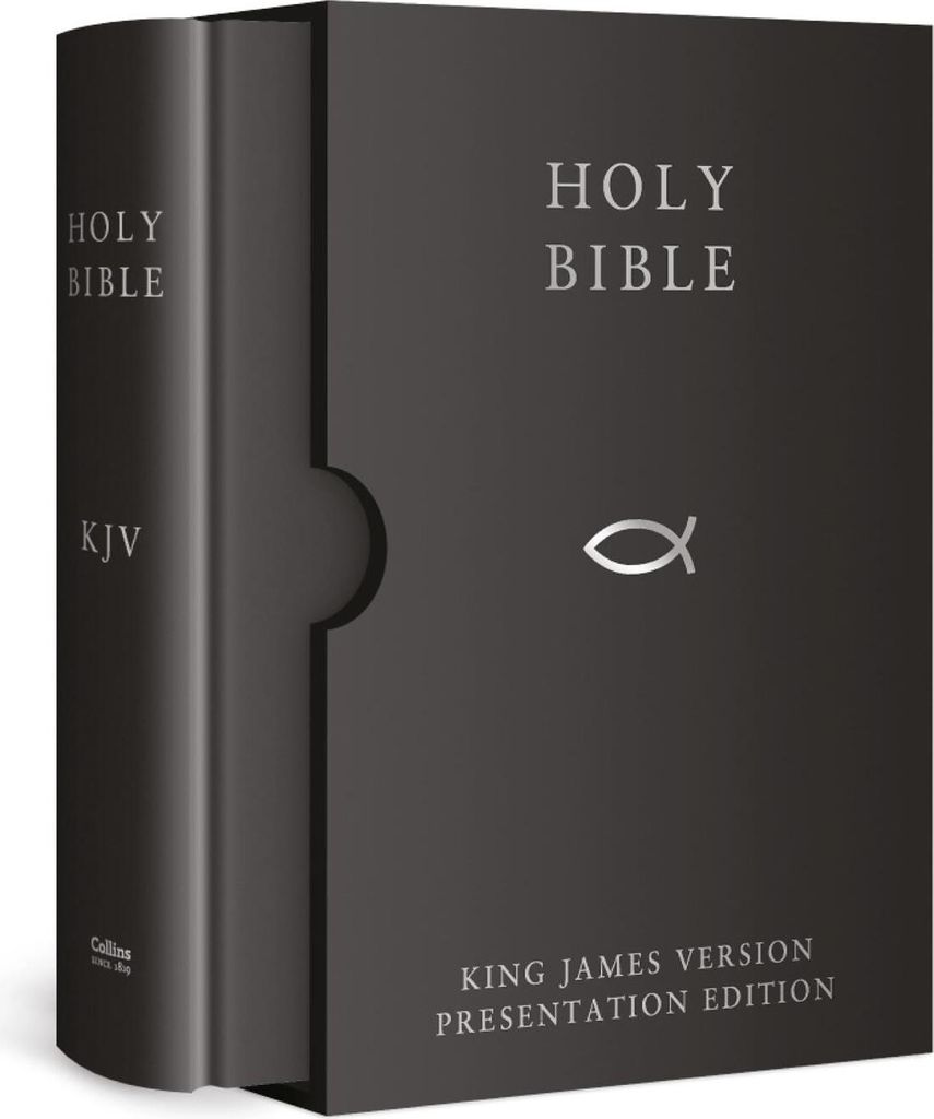 HOLY BIBLE: King James Version (KJV) Black Presentation Produktbild 