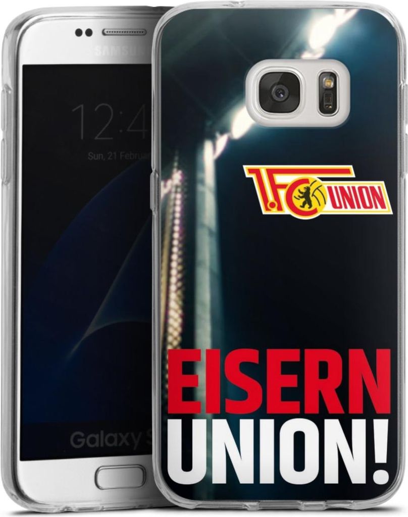 DeinDesign Handyhülle für Samsung Galaxy S7 Silikon Hülle Case Smartphone Schutzhülle 1. FC Union Berlin Fanartikel Fußball