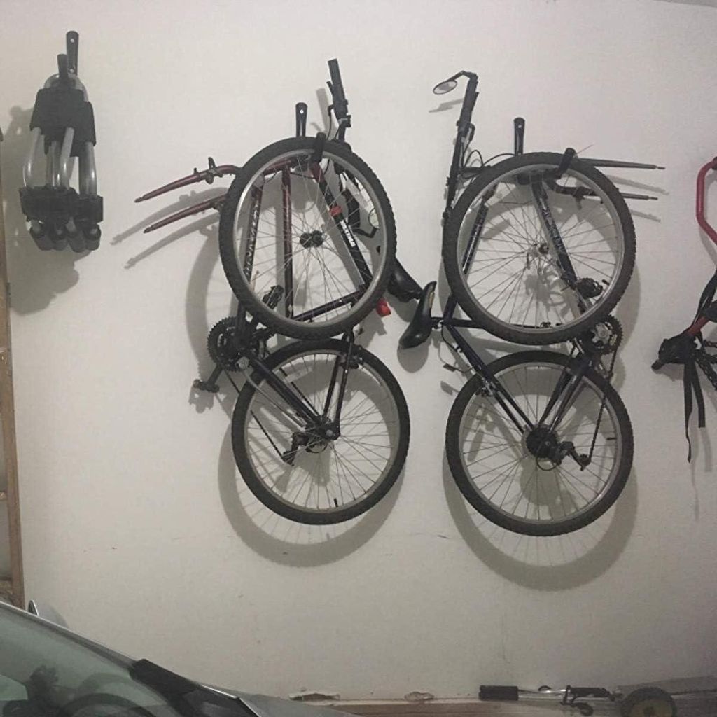 Schwere Lagerhaken zur Wandmontage - Leiter, Fahrrad, Stuhl, Gartenschlauch, Elektrowerkzeuge - Innen- und Außenorganisation - Set mit 6 Haken
