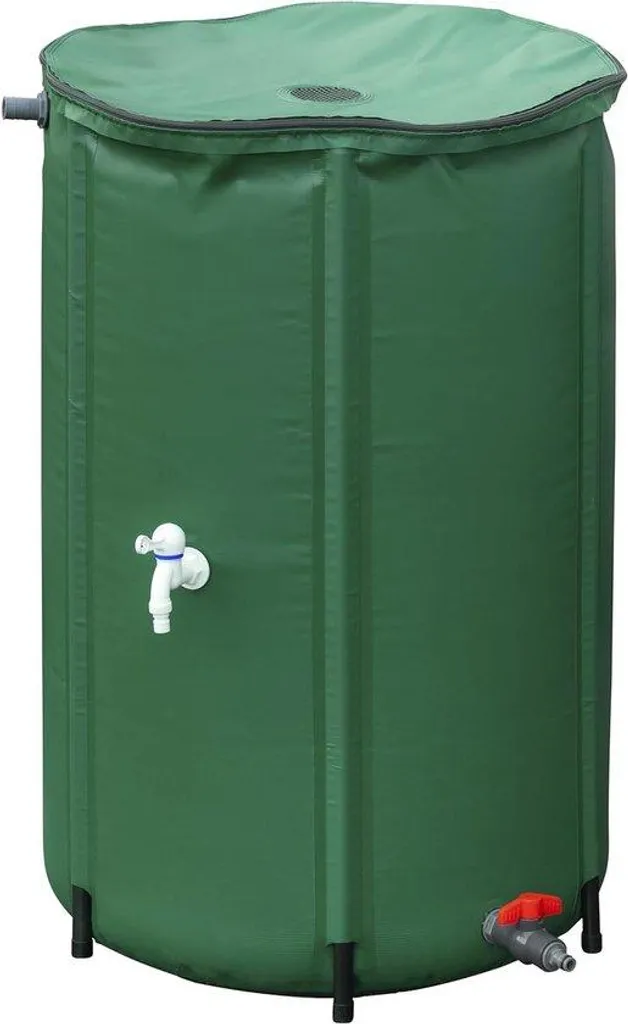 Récupérateur d'eau de pluie pliable 250 litres cuve de jardin souple