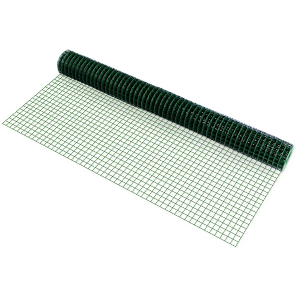 Clôture de jardin et enclos volière 1m x 5m grillage vert résistant