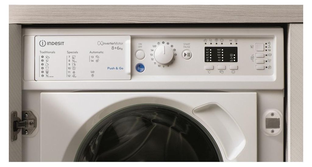 Indesit BI WDIL 861485 EU, Frontlader, Integriert, Links, Produktbild 