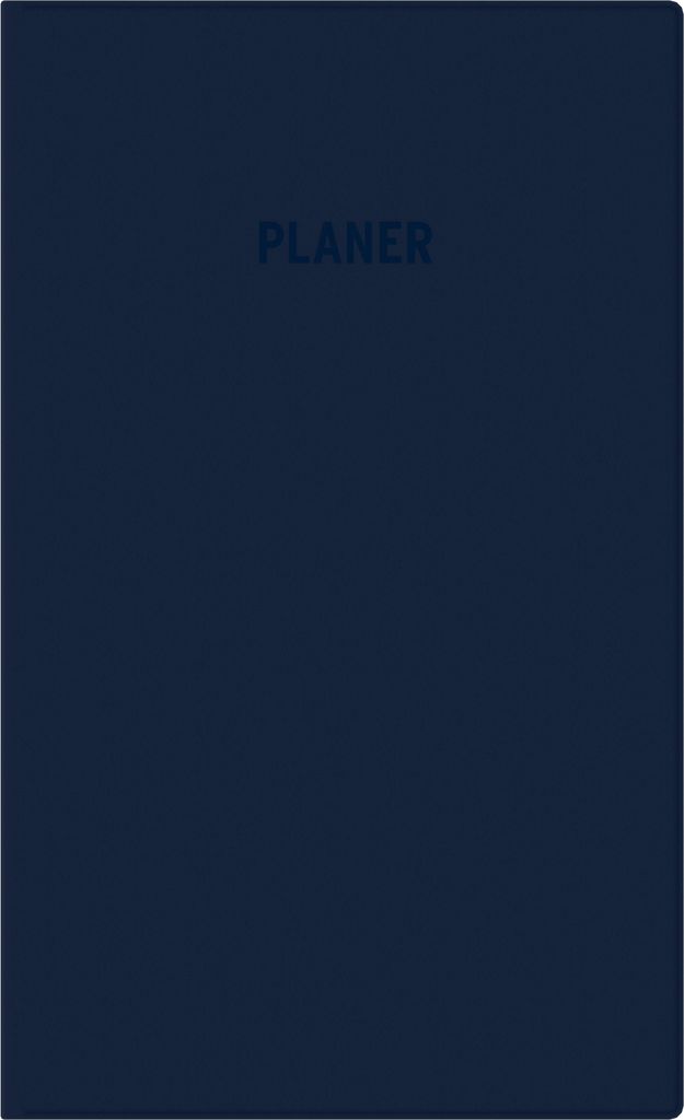 Zettler Taschenplaner 1W/1S blau 2026 - Wochenplaner 10 × 16 cm, 64 Seiten, 1 Woche auf 1 Seite, Wochenzählung, Mondphasen, Sonnenzeiten, 3-sprac...