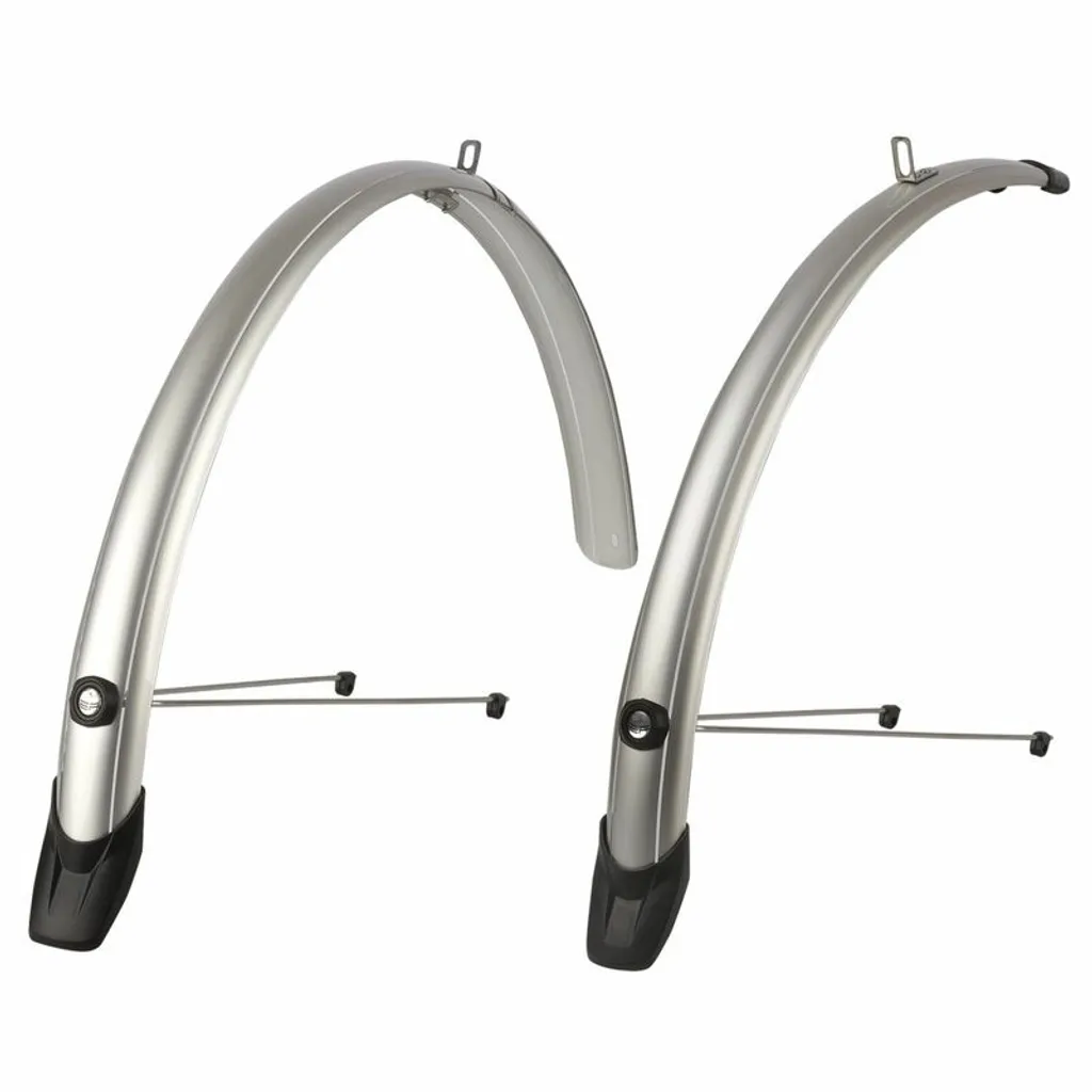Anti-éclaboussures : Garde-boue Polisport Towny Argent 26 Pouces 51mm