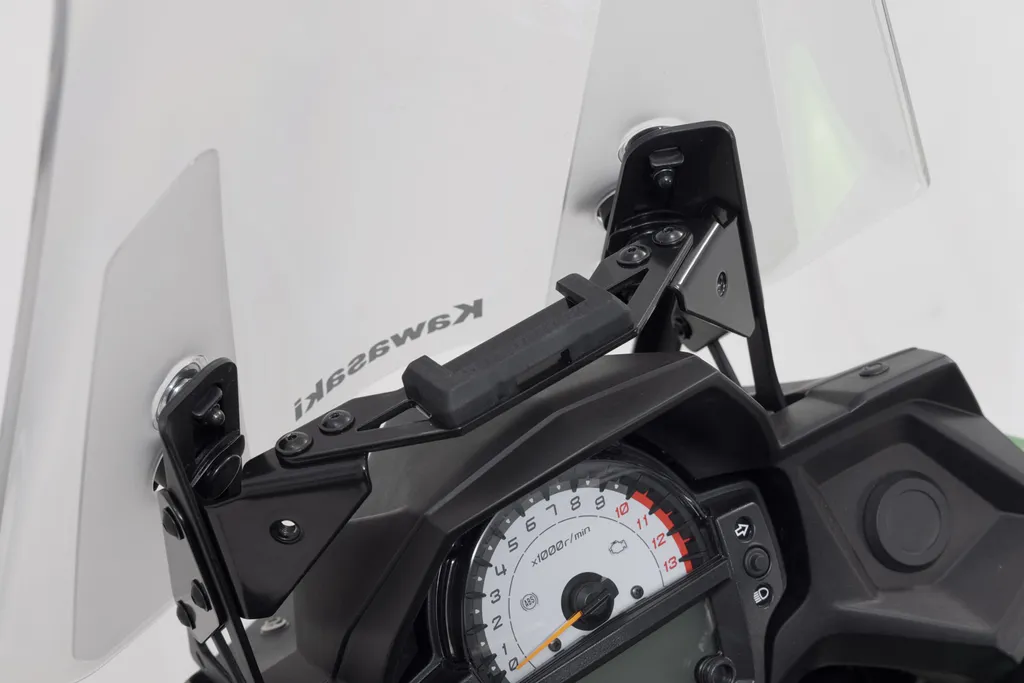 Support GPS SW-MOTECH noir cockpit pour moto Kawasaki Versys 650 2015