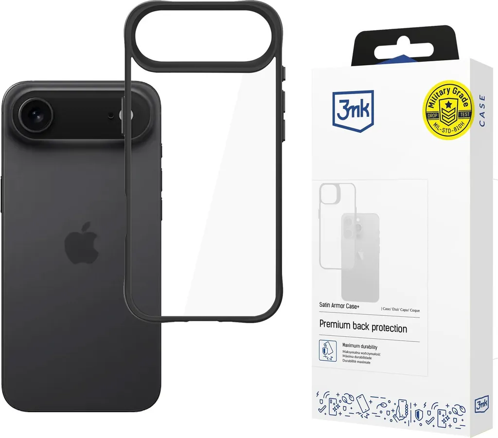 Apple Iphone 17 Air - Custodia+ armatura satinata 3Mk