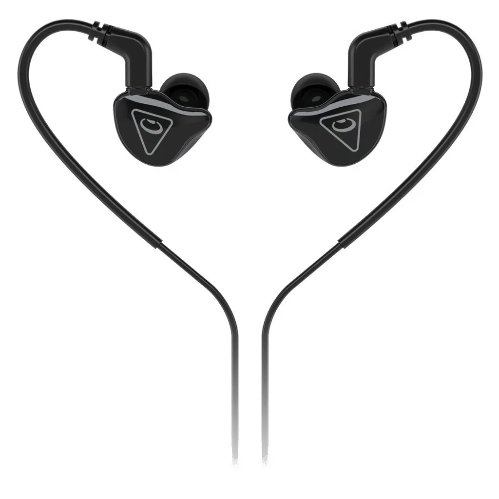 Behringer MO240 Casque Intra-auriculaire à 2 Voies avec Câble MMCX Noir