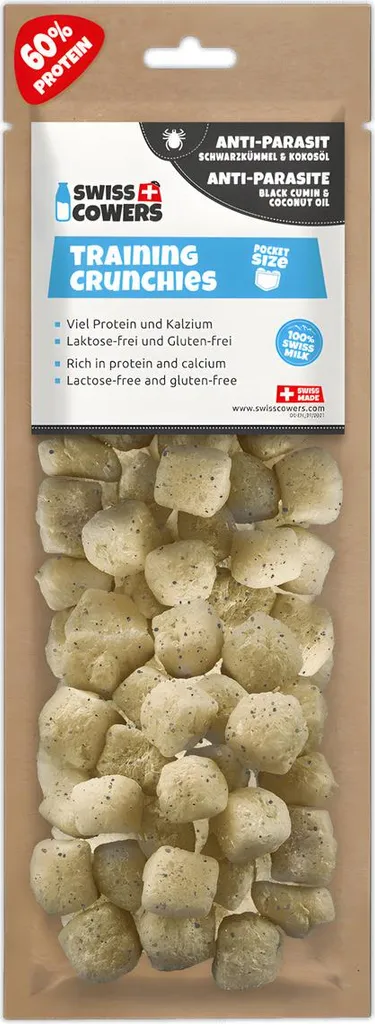 Croccantini Formaggio Cane 30g - Formula Antiparassitaria Svizzera