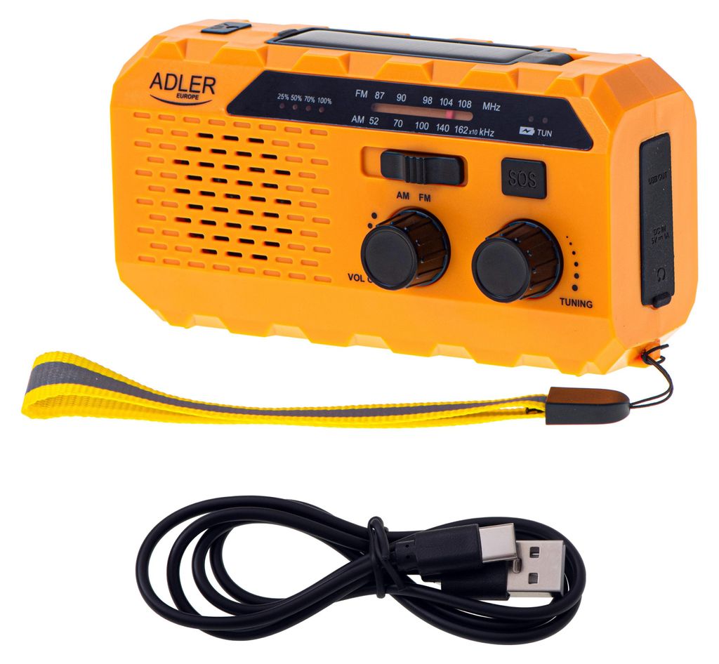 Handkurbel-Solarradio Ad 1197 Produktbild 