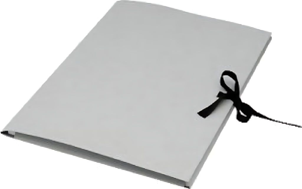 Folia Sammelmappe aus Graupappe 500g/m², DIN A3, mit Band Produktbild 