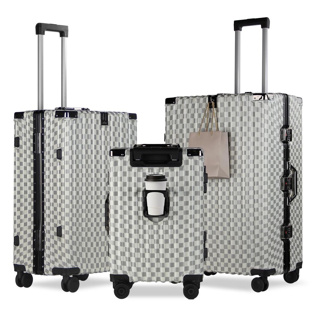 HOMELUX Trolleyset Größe M, L, XL Reisekoffer Alu-Rahmen Produktbild 