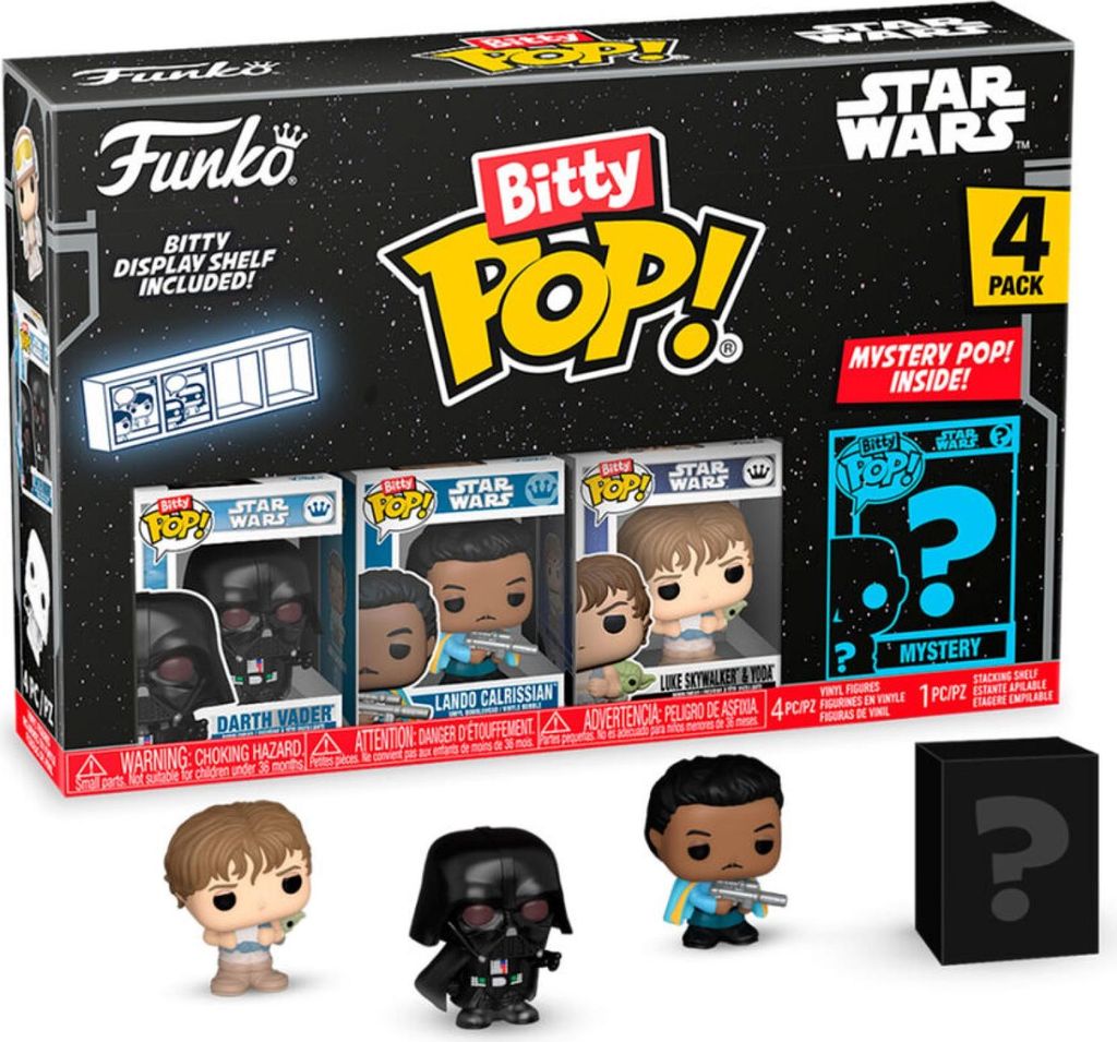 Star Wars Bitty POP! Vinyl Figuren 4er-Pack Vader 2,5 cm Produktbild 