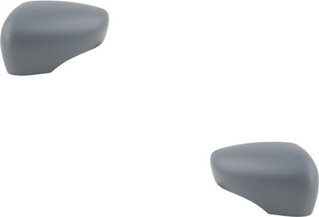 Johns, Spiegelkappe Abdeckung passend für Renault Clio 11/12-08/16 Set Links und Rechts 963732631R 963732621R 963743136R
