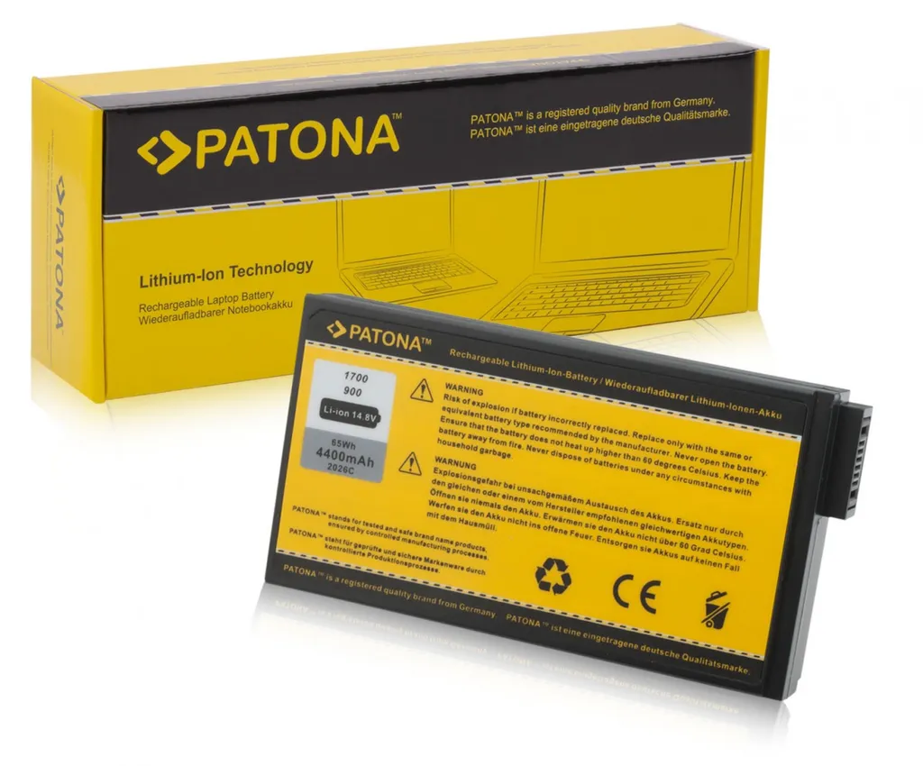 Batterie Lithium-Ion 4400mAh pour HP Compaq Presario 1700 Evo N1000