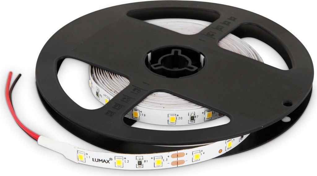 LED Stripe 5m 12V dimmbar - 24W kaltweiß Produktbild 
