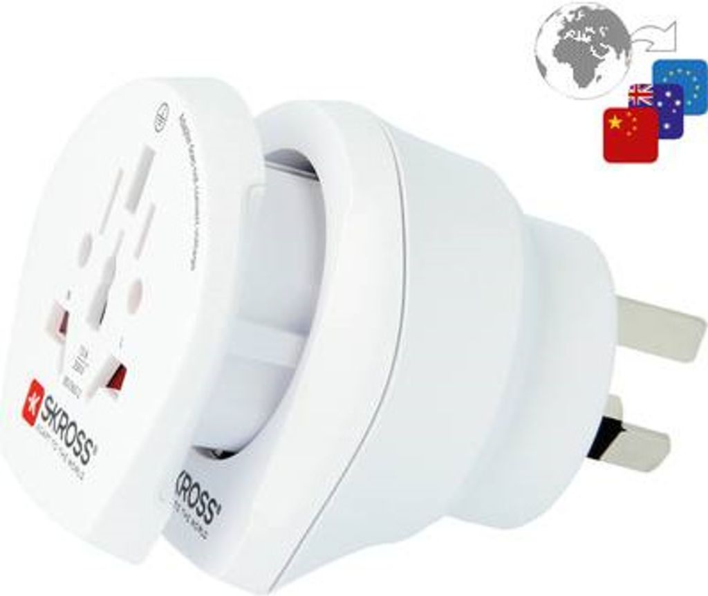 Skross 1.500210-E Reiseadapter CO W to AUS/CHINA (1.500210-E)