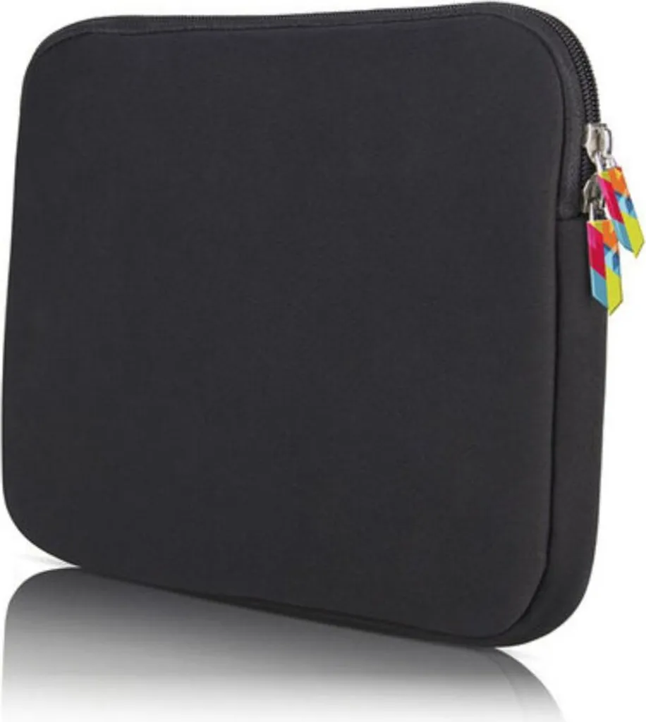 Housse iPad en Néoprène Noir Just Air - Pochette Souple de Protection