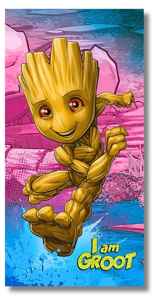 Groot Marvel Badetuch Strandtuch Strandlaken 70 x 140 cm Produktbild 