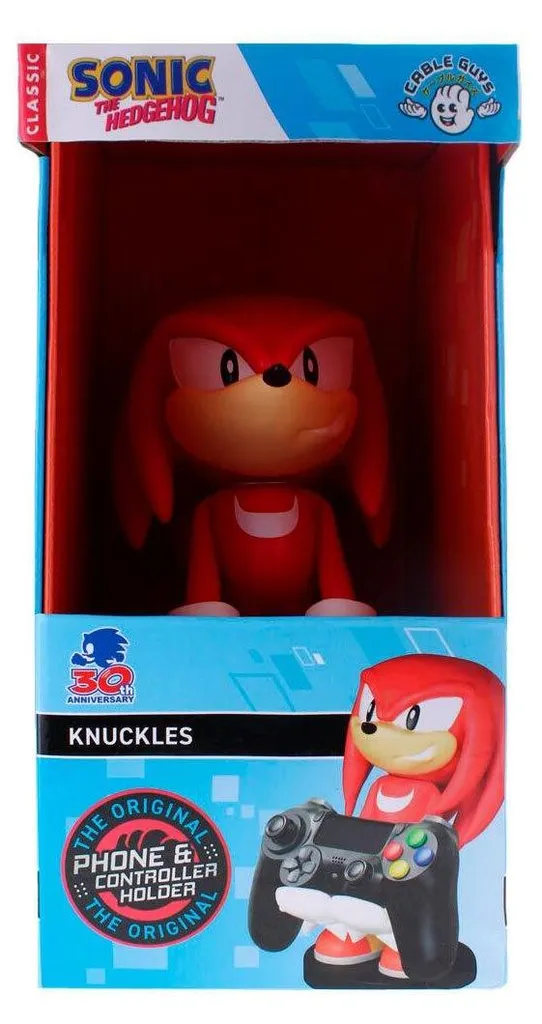 Statue Support Knuckles Sonic 21cm avec Bras Robustes Cable Guy Rouge - 11