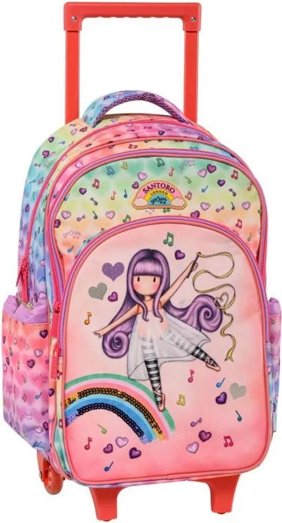 Zaino Trolley Santoro Gorjuss Little Dancer per Scuola e Viaggio
