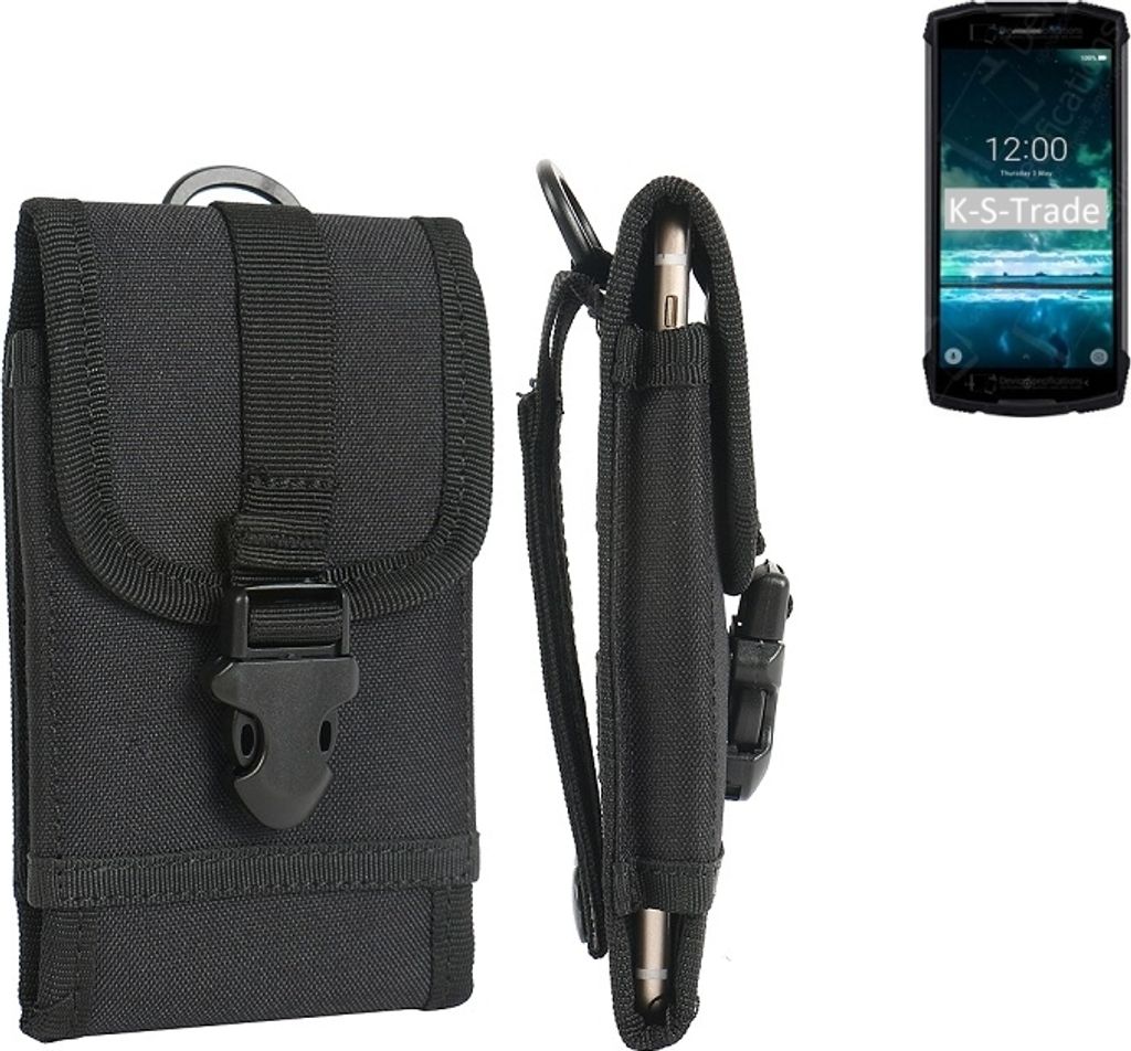 K-S-Trade Handyhülle kompatibel mit Doogee S55 Gürteltasche Produktbild 