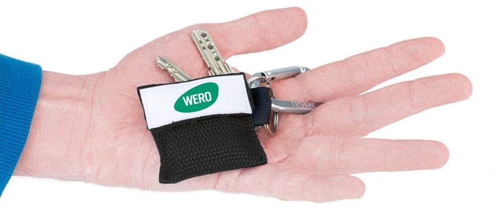 WERO Beatmungstuch in Schlüsselanhänger Produktbild 