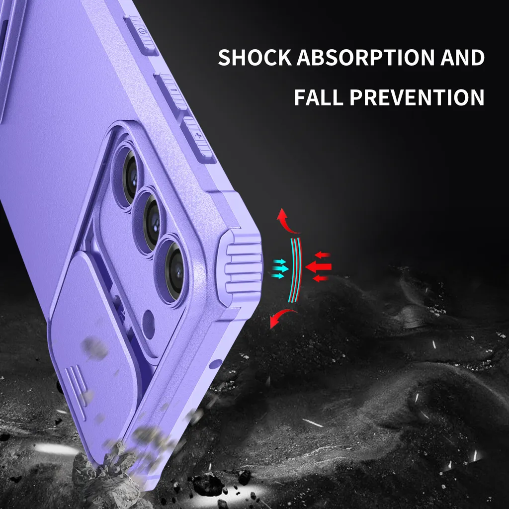 Cover S21 FE 5G Viola Urban Style: Protezione Militare e Design Functional - 6