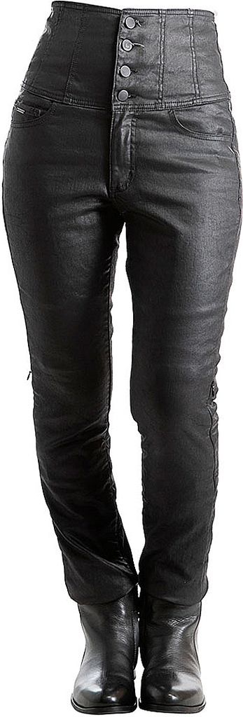 Overlap Evy Damen Motorradjeans Farben: Schwarz, Grösse: 39