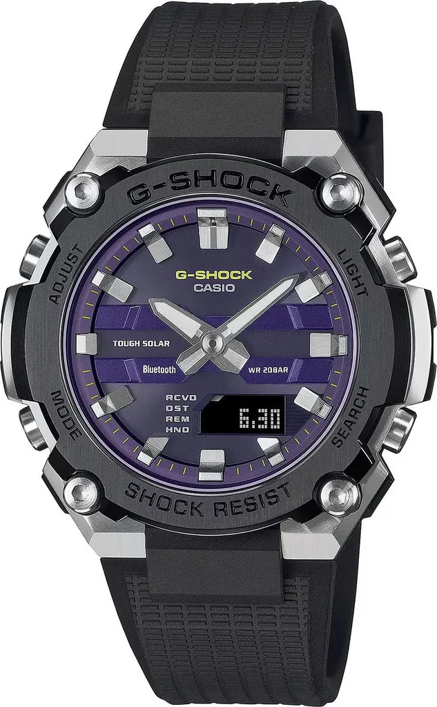Montre Homme Connectée G-SHOCK GST-B600A-1A6ER en Acier et Résine Noir