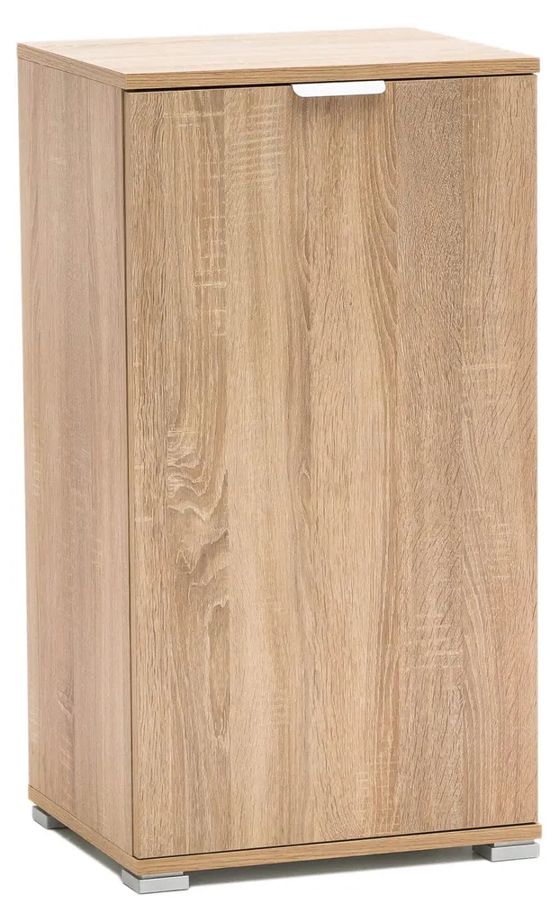 Meuble de rangement Classic en stratifié double face coloris bois