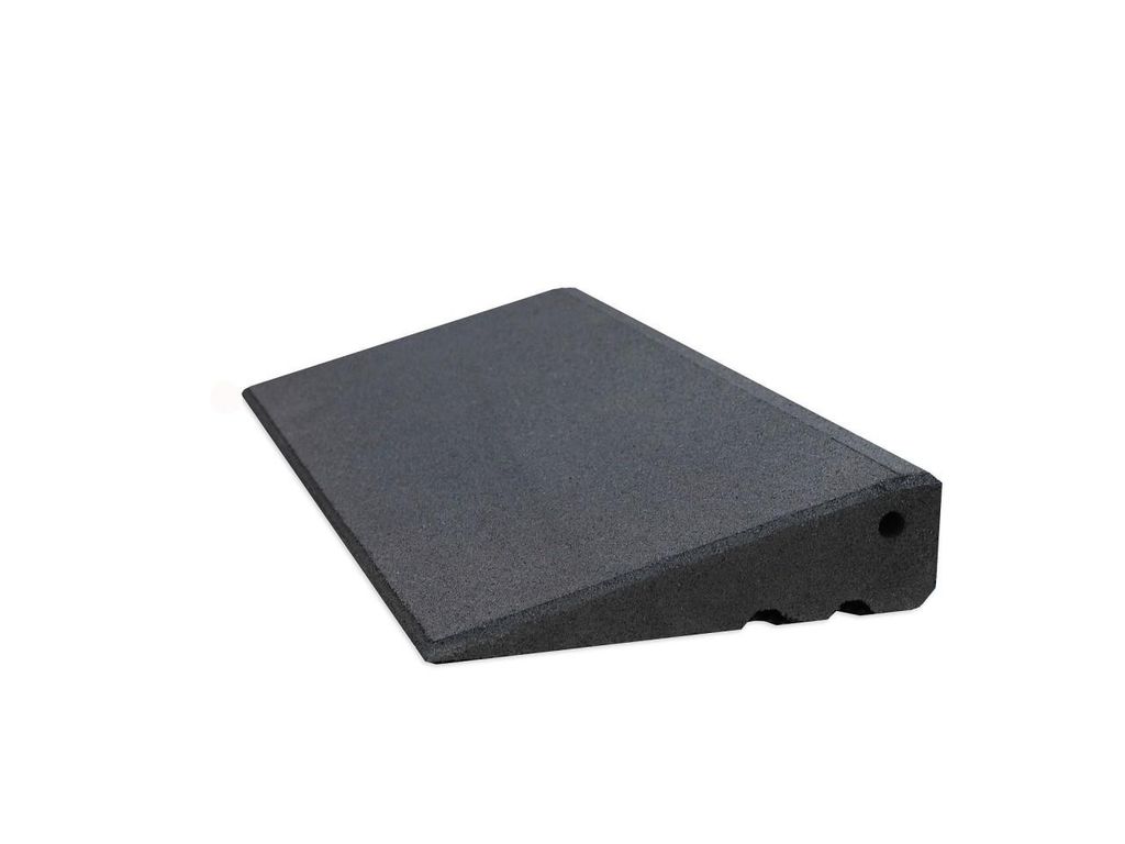 Bordsteinrampe Pro 75 mm hoch aus Gummigranulat Produktbild 