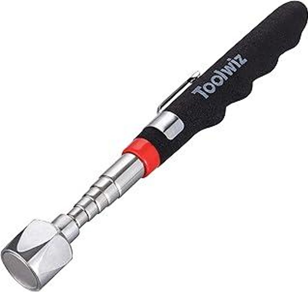 Stab-Magnet bis zu 7,2kg (16lb) 80 cm Ausziehbar Teleskop Magnetstab, Starke Neodym Magnetheber Tragekraft - Telescopic Magnetic Pick-Up Tool