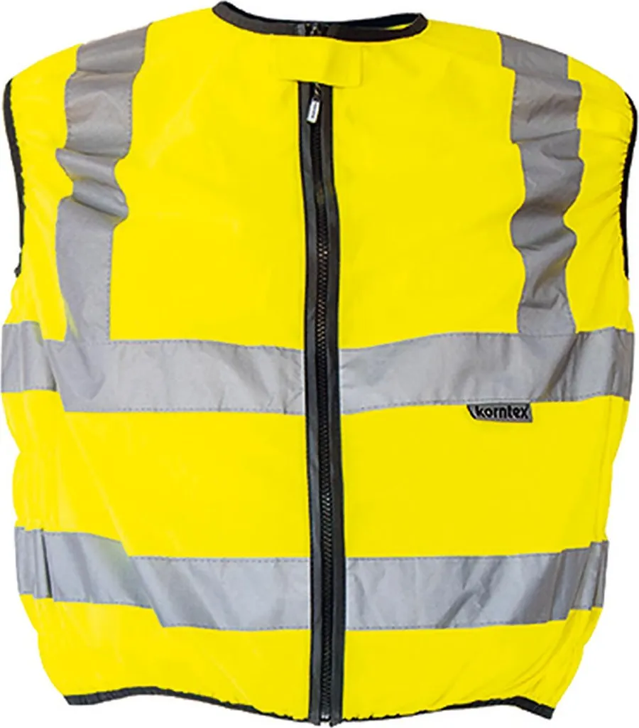 Gilet Sicurezza Moto Korntex Schleiz - Alta Visibilità per Pendolari Urbani