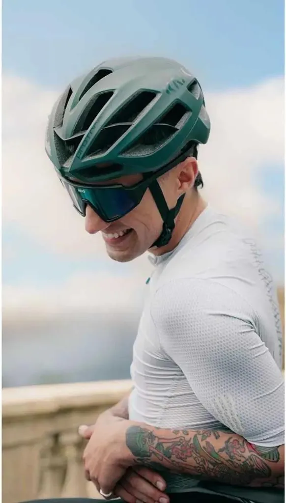 Casque KASK Protone Icon WG11 avec Protection Rotationnelle Vert Mat - 4