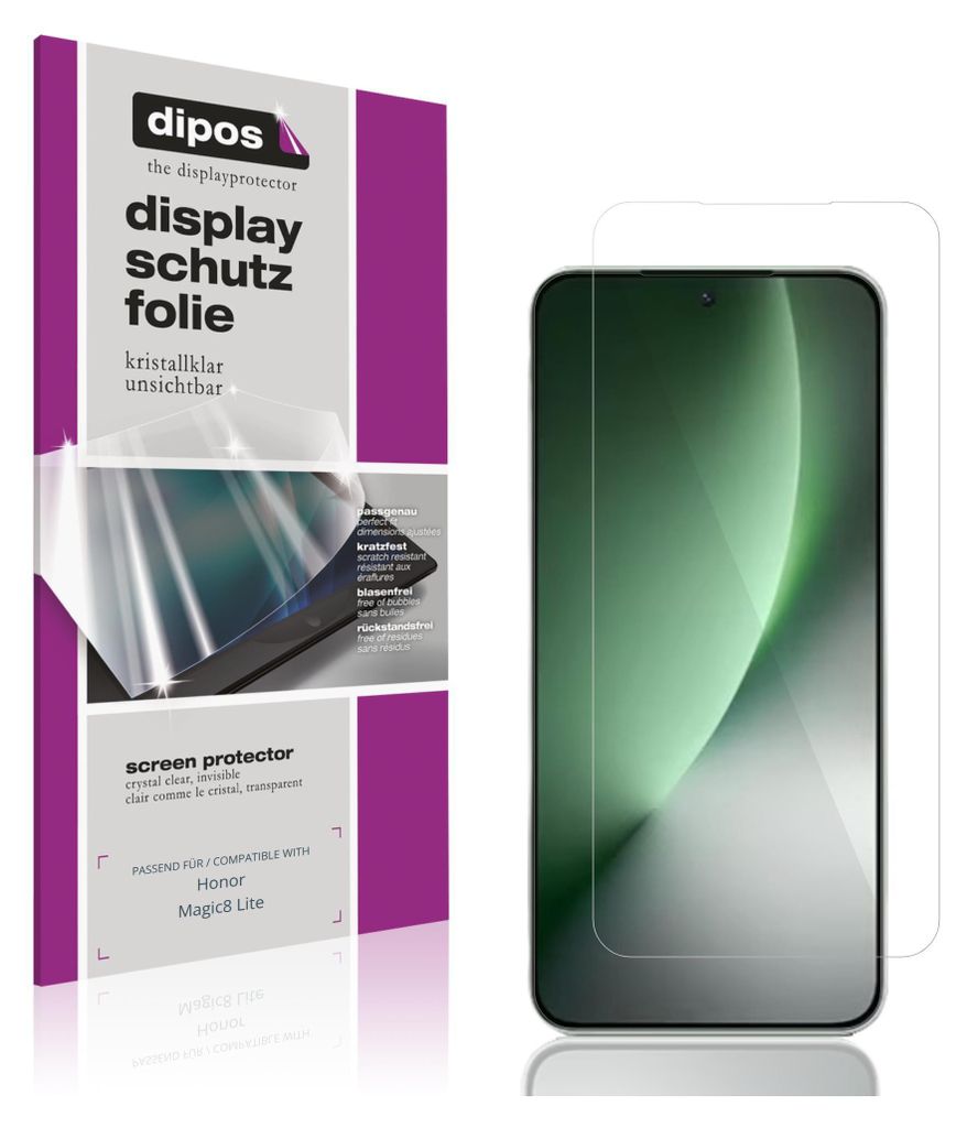 4x Schutzfolie für Honor Magic8 Lite klar Produktbild 