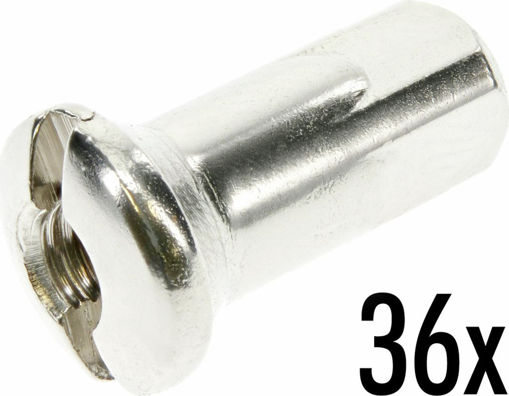 Set Speichennippel M3,5, vernickelt, 36x