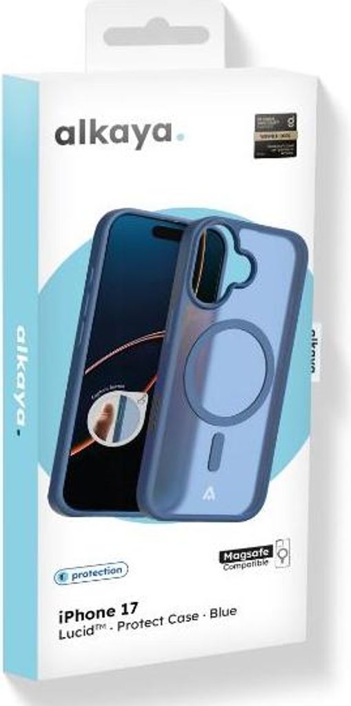 alkaya LUCID Handy Schutzhülle Protection Case f. Magsafe iPhone 17, blau