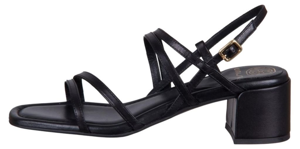UNISA Sandalen für Damen, Serie Kalmablack, in Schwarz für den Sommer