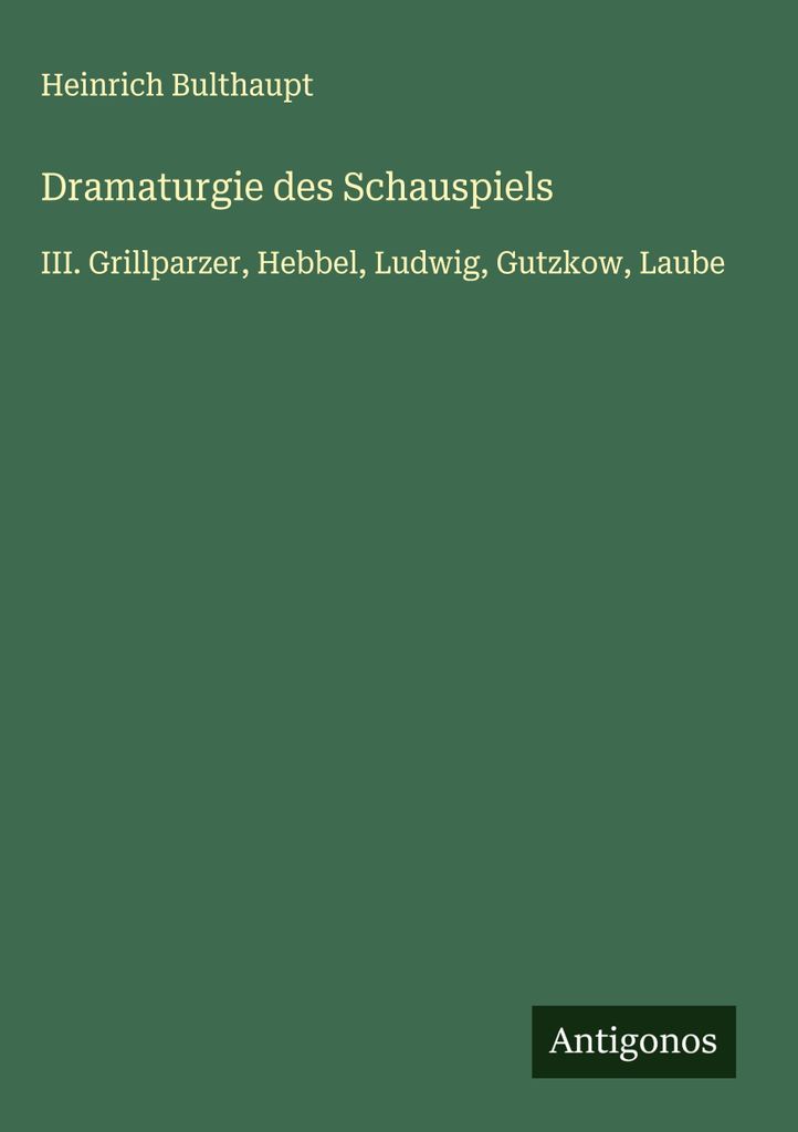 Dramaturgie des Schauspiels