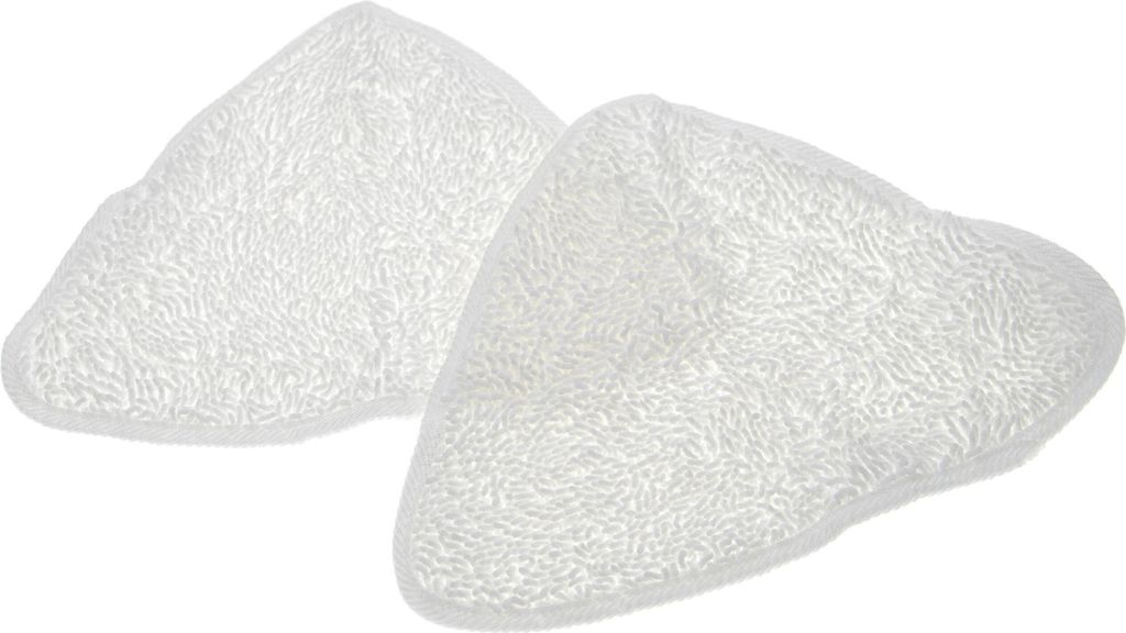 vhbw 2x Wischbezug kompatibel mit Vileda Steam Dampfreiniger - Mikrofaser Weiß 32 x 24 x 0,5cm