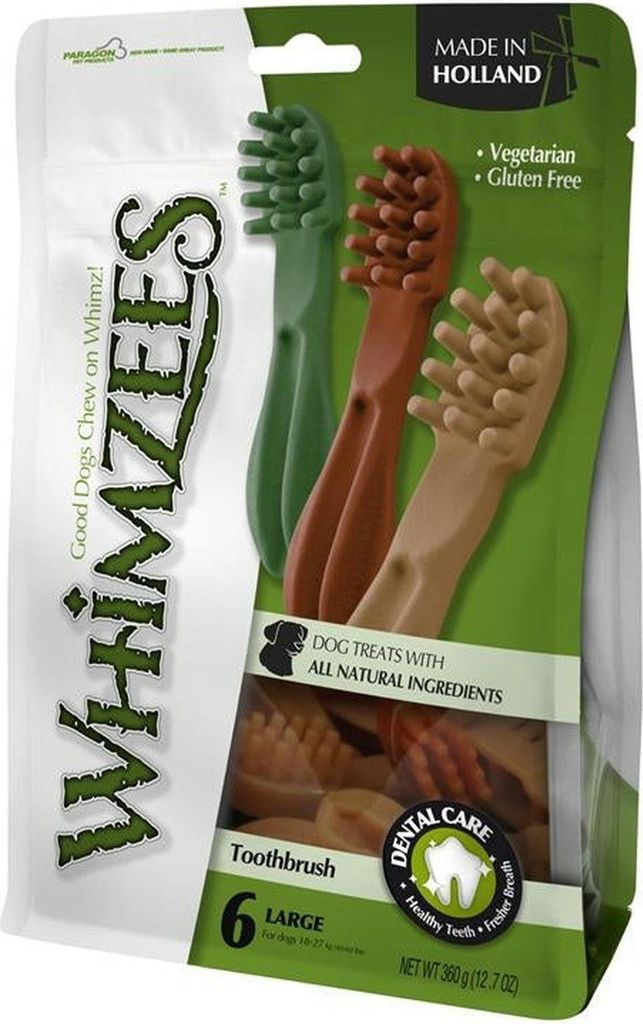 Maškrta pre psov Whimzees Dental kefka L 60 g 6 ks Obrázok produktu 